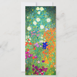 Carte de jardin aux fleurs Gustav Klimt