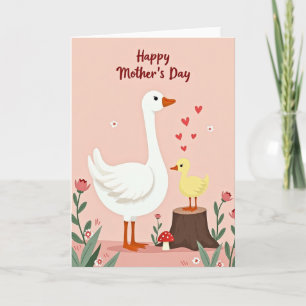 Carte de jardin fantaisiste pour la fête des mères