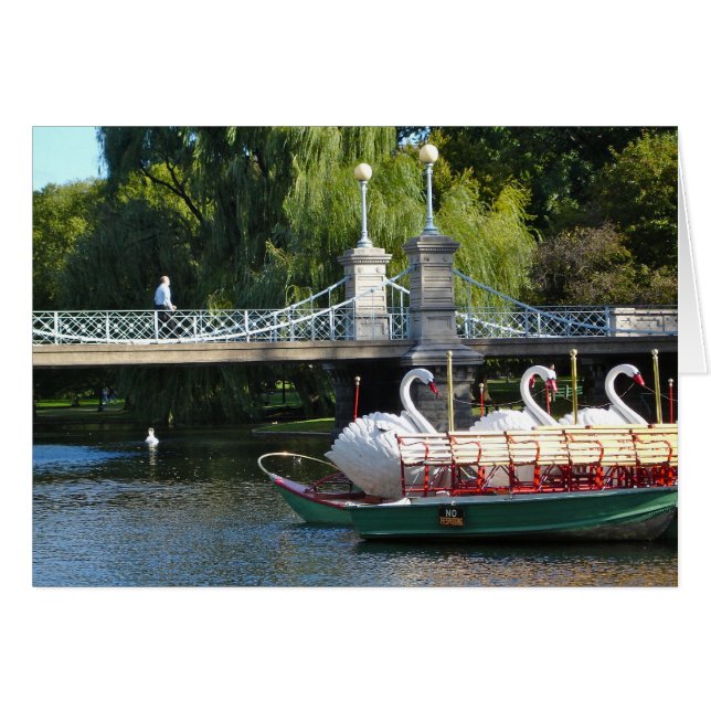 Carte de jardin public de Boston (Devant horizontal)