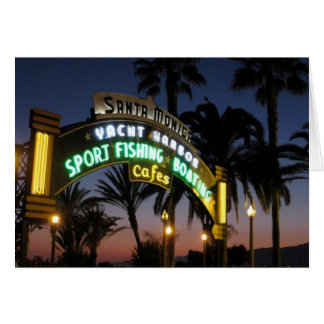 Carte de jetée père Noël Monica