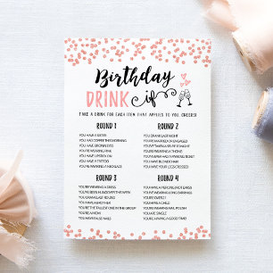 Carte de jeu anniversaire modifiable BOIS SI Jeu d