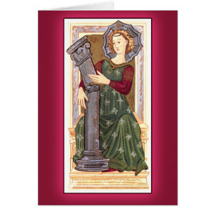Carte de jeu antique de tarot :  Force