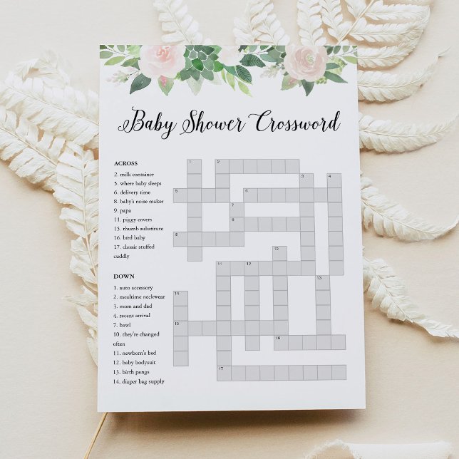 Carte de jeu Baby shower DEVON (Créateur téléchargé)