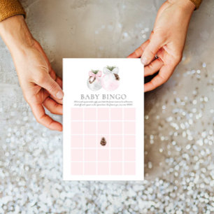 Carte de jeu Bingo Bingo Fille d'hiver