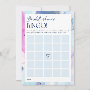 Carte de jeu d'activité de bingo de cadeaux de dou