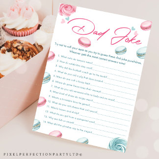 Carte de jeu de Baby shower de beignets doux papa
