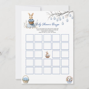 Carte de jeu de Baby shower de Bingo Chinoiserie d