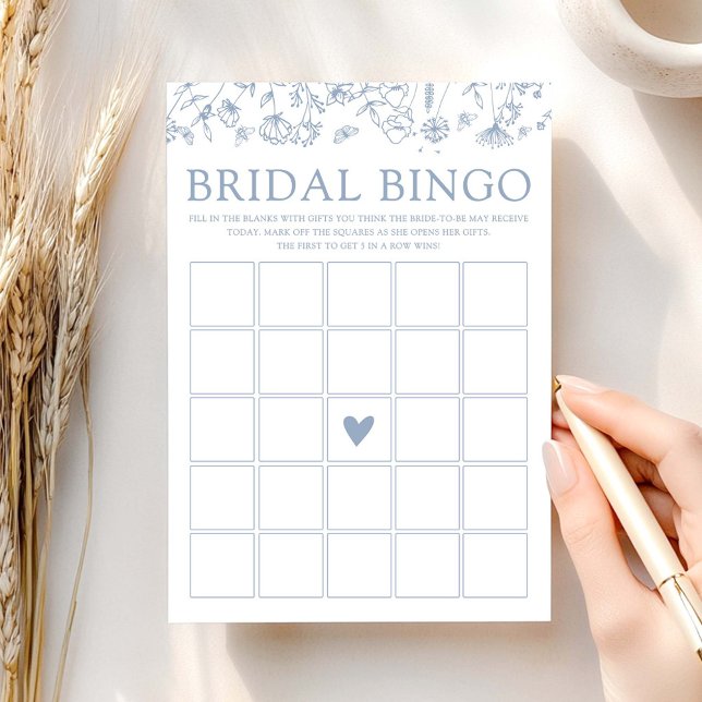 Carte de jeu de bingo de fleurs sauvages personnal (Créateur téléchargé)