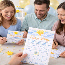 Carte de jeu de bingo pour Baby Shower fournitures