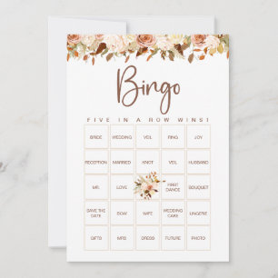 Carte de jeu de Bingo pour enterrement de vie de j