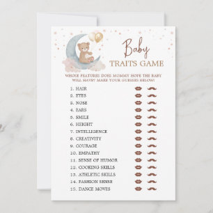 Carte de jeu de caractéristiques de bébé Baby Show