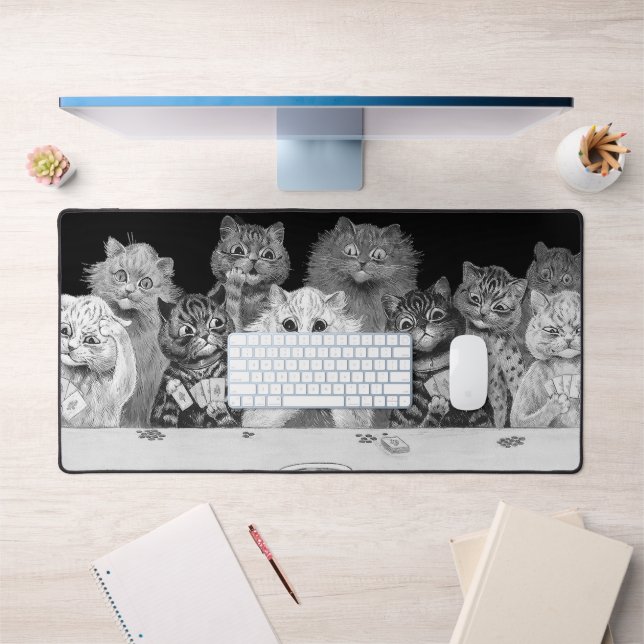 Carte de jeu de chat, Louis Wain (Bureau 1)