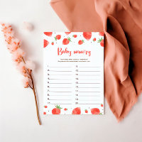 Carte de jeu de mémoire bébé, Baby shower doux Ber