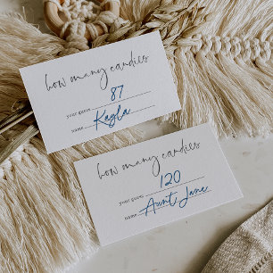 Carte de jeu de script minimaliste moderne