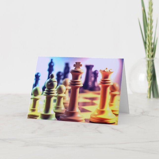 Carte de jeu d'échecs (Devant)