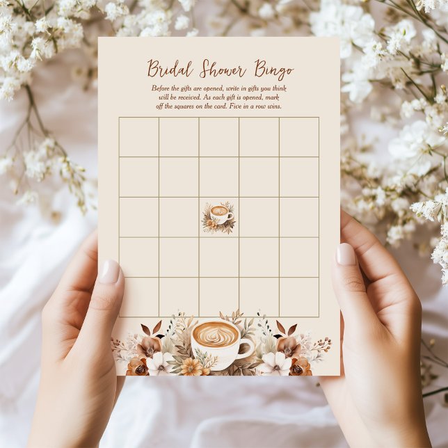 Carte de jeu Fête des mariées café Bingo (Créateur téléchargé)