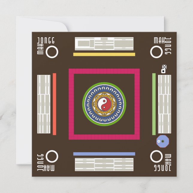 Carte de jeu Mah Jongg (Devant)