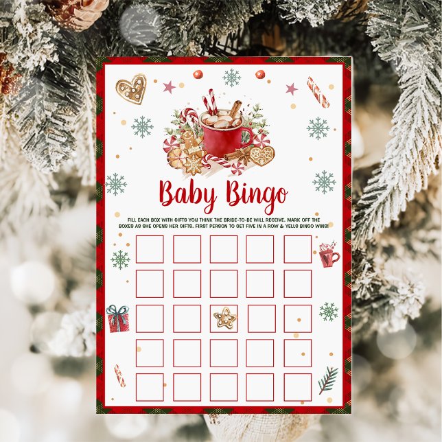 Carte de jeux de baby shower Baby Bingo Bébé Cooki (Créateur téléchargé)