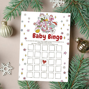 Carte de jeux de bingo pour Baby Shower de Noël Gr