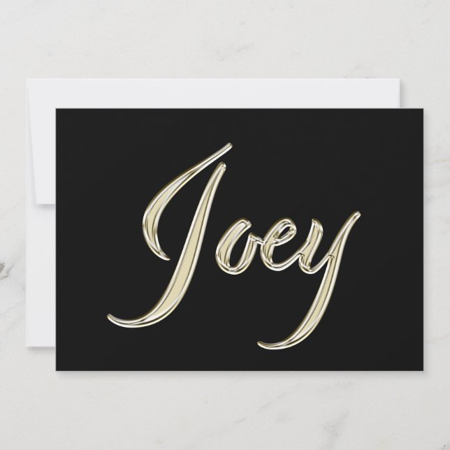 Carte de Joey White Gold (Devant)