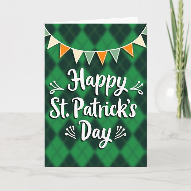 Carte de joie de la Saint-Patrick (Devant)
