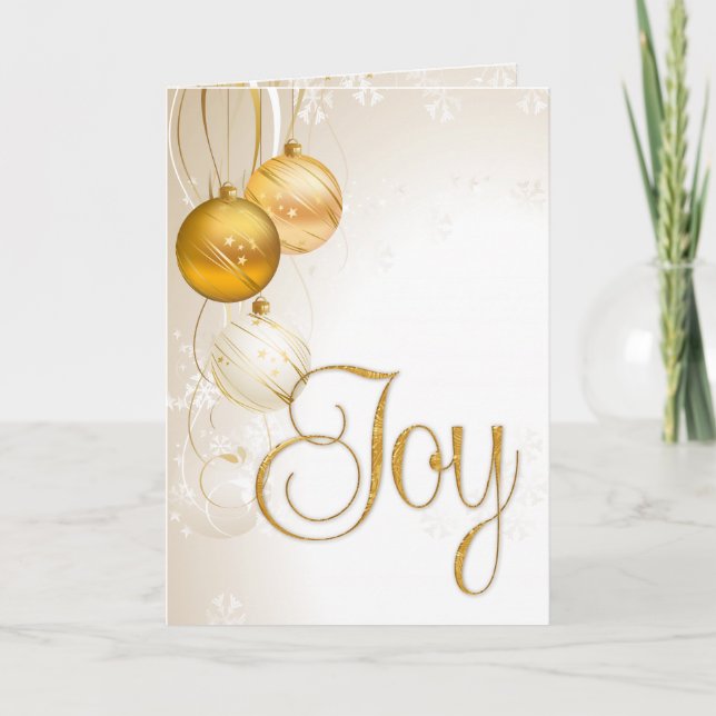 Carte de joies de Noël (Devant)