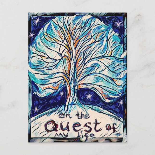 Carte de jonction n° 4 : Sur la quête de ma vie (Devant)