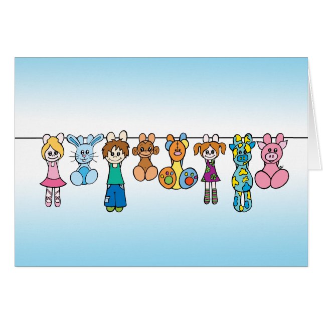 Carte de jouets (Devant horizontal)