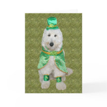 Carte de jour de Huey McGoldendoodle St Patrick