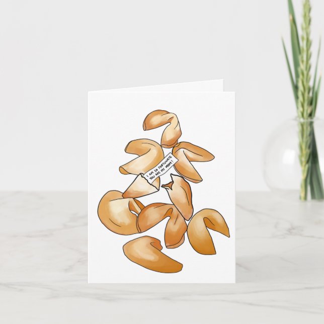 carte de jour de la mère de biscuit chinois (Devant)