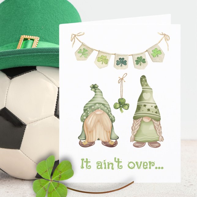 Carte de Jour de la Saint Patrick amusante Gnome G (Créateur téléchargé)
