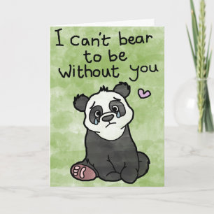 Carte de jour de Valentines - ne peut pas soutenir