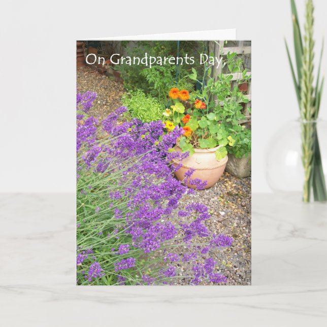 Carte de jour des grands-parents (Devant)