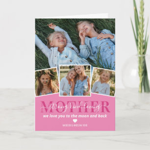 Carte de jour des mères 4 Photo Famille Maman