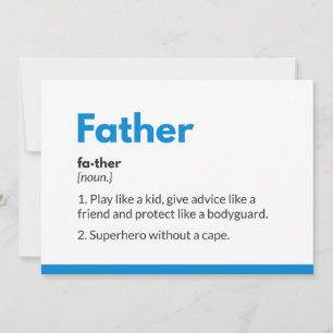 Carte de jour des pères Superhero Superdad