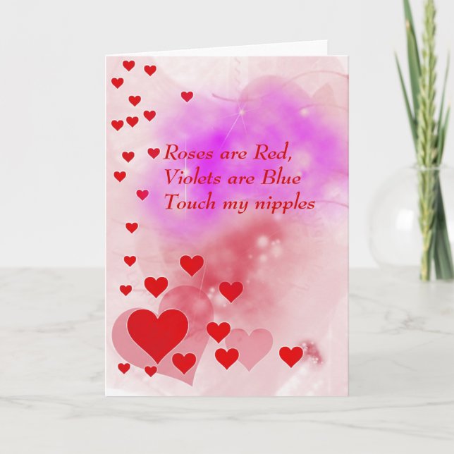 Carte de jour des valentines coquines (Devant)
