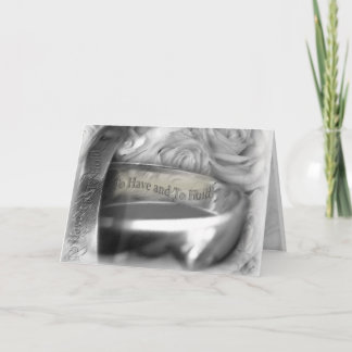 Carte de jour du mariage