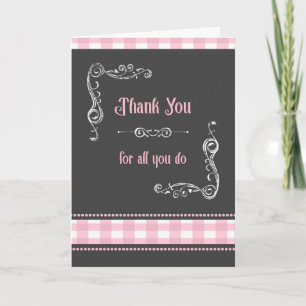 Carte de jour du patron / Merci