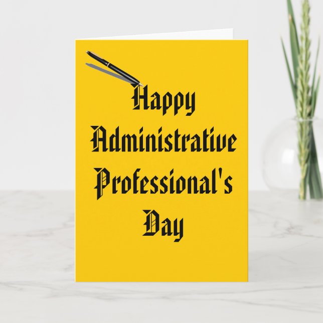 Carte de jour du professionnel administratif (Devant)