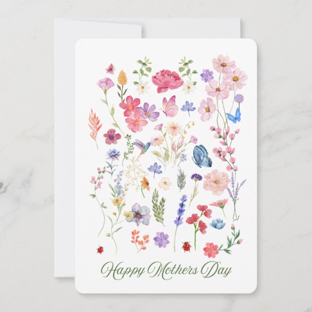Carte de jour Fleur Fleur Far (Devant)