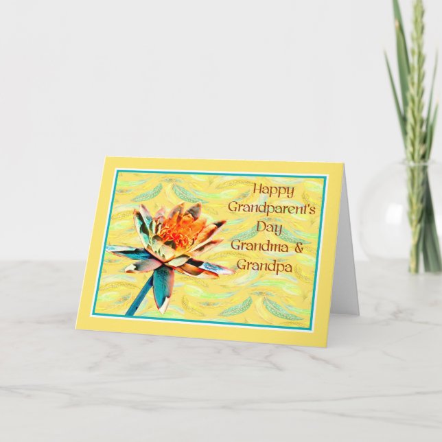 Carte de jour grand-parent pour grand-mère et gran (Devant)