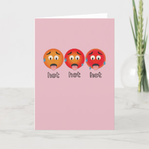 Carte de jour Hot Emoji Valentines