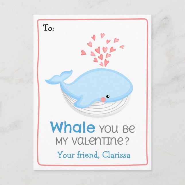 Carte de jour pour les enfants de Valentines de ba (Devant)