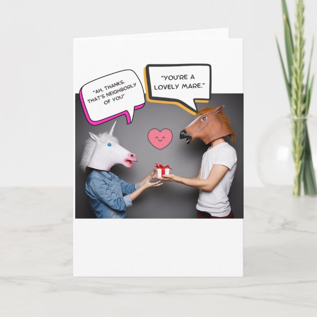Carte de jour pour les valentines chatoyantes (Devant)