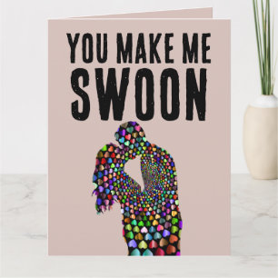CARTE DE JOUR ROMANTIQUE VALENTINE POUR FEMME OU M