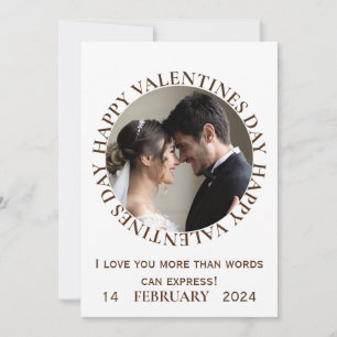 Carte de jour simple Valentines photo
