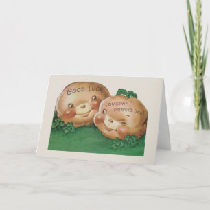 Carte de jour St. Patrick pour pommes de terre irl
