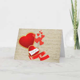 Carte de jour Valentines