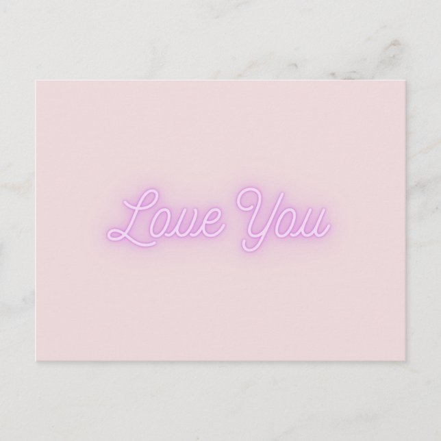 Carte de jour Valentines "Love You" (Devant)