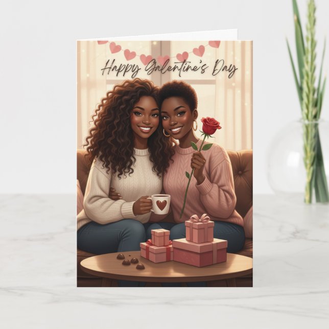 Carte de Joyeuse Galentine (Devant)